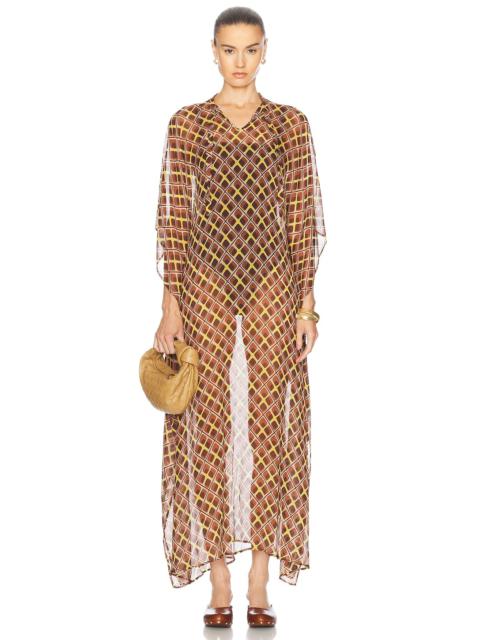 Cattail Plaid Kaftan