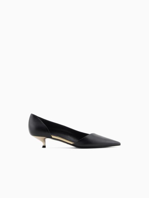 D'ORSAY COURT SHOES IN CALFSKIN