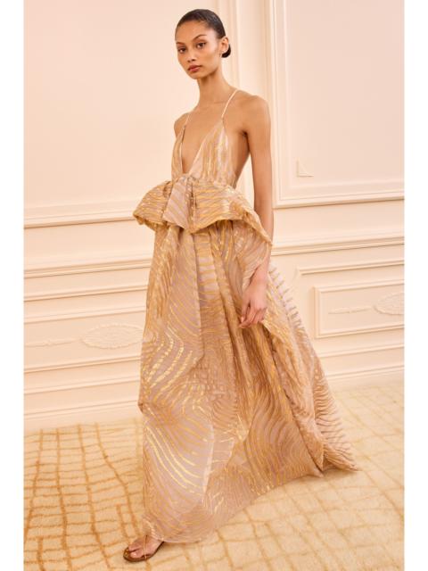 Camelia Gown with Lurex