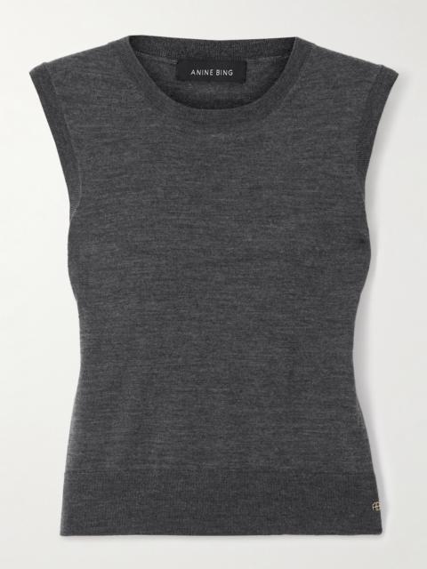 Moni Wool And Cashmere-blend Top