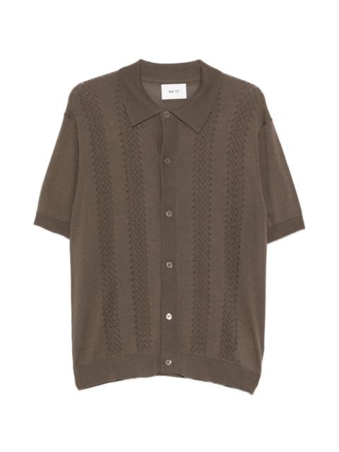 Thor openwork knit cardigan