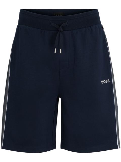 logo-embroidered track shorts