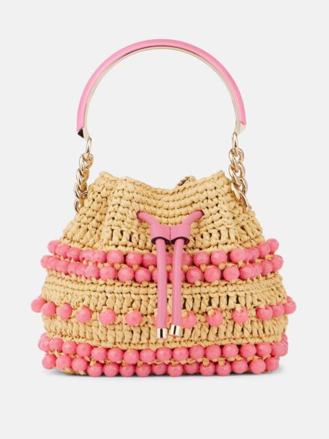 Bon Bon Small beaded bucket bag