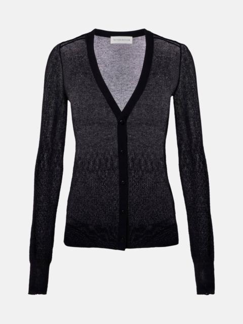 Cotton-blend cardigan