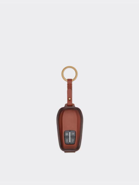 Ferrari keyring in gradient leather