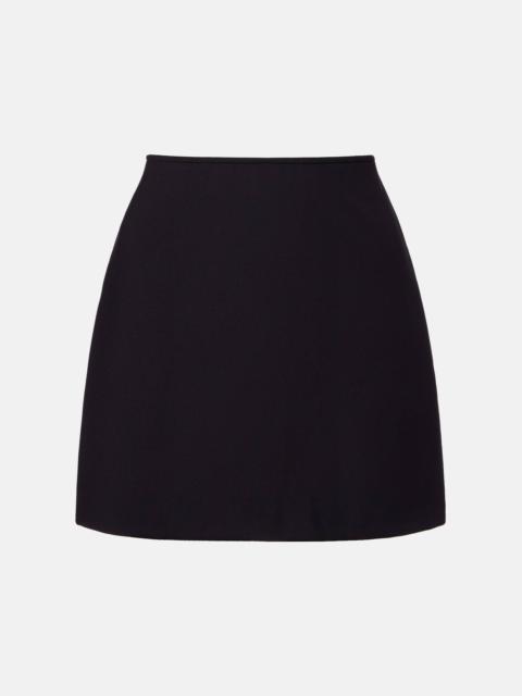 Midnight Grace high-rise jersey miniskirt