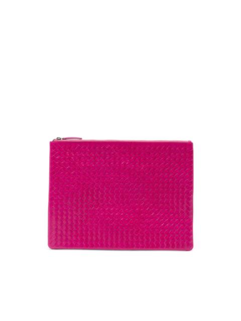 woven clutch bag