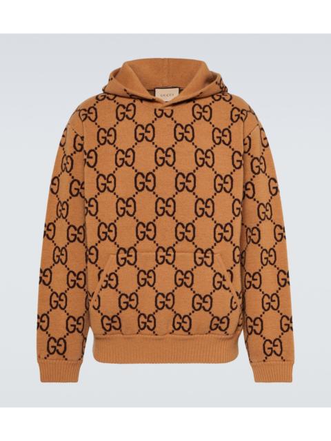 GUCCI GG wool-blend hoodie - 770582XKDSL | REVERSIBLE
