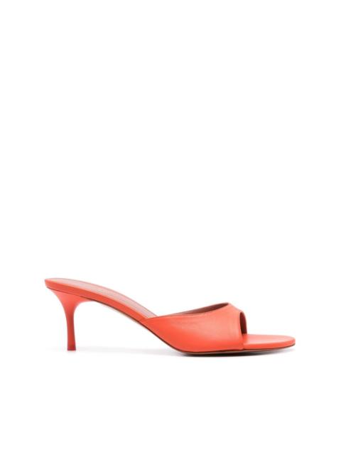 Jeanne 60mm leather mules