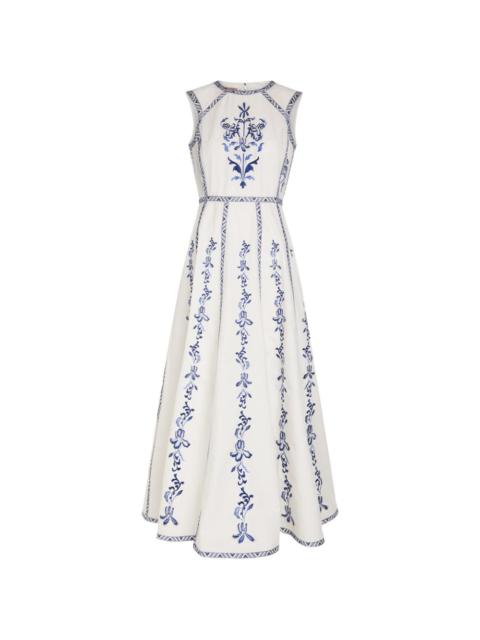 Clodette embroidered dress
