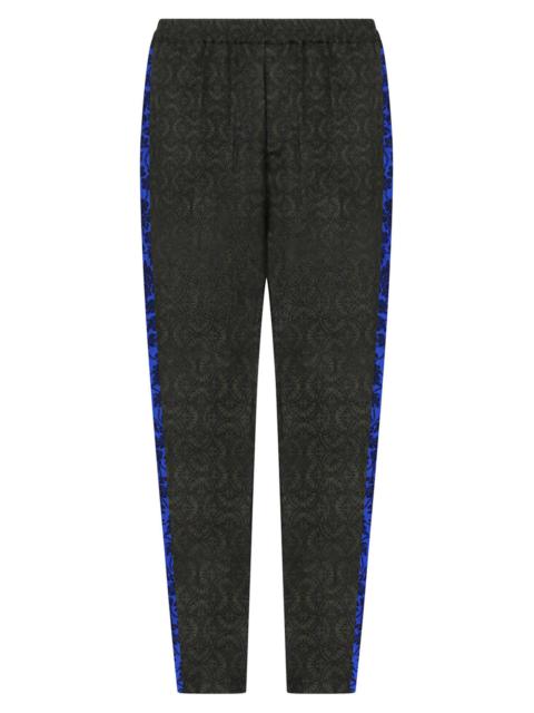 PARKINO TAPERED PANT | BOTTLE GREEN/METALLIC STRIPE