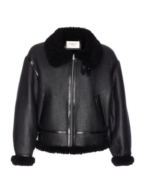 Leather Bomber
