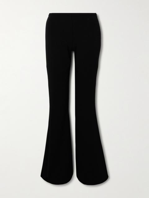 Ellipse Zip-detailed Jersey Flared Pants