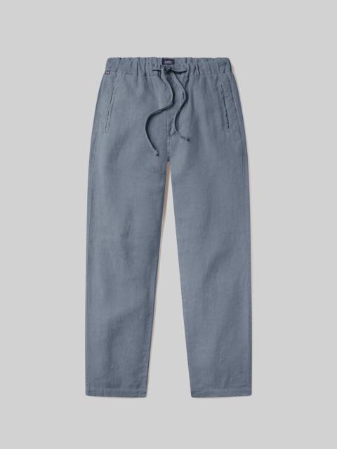 Drawstring Deck Linen Pant
In Stone Blue