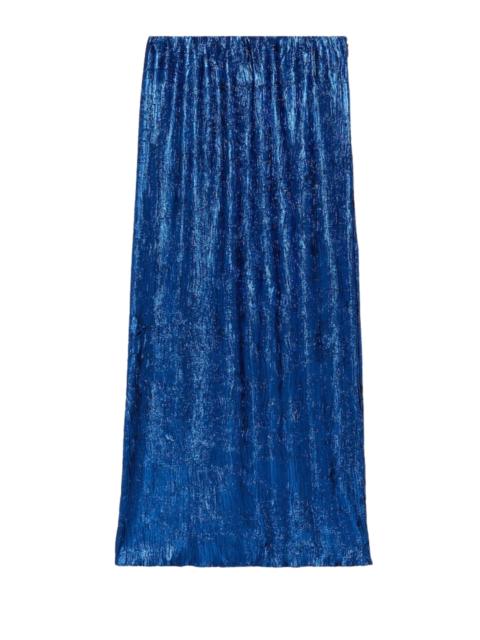 Blue Lurex Skirt