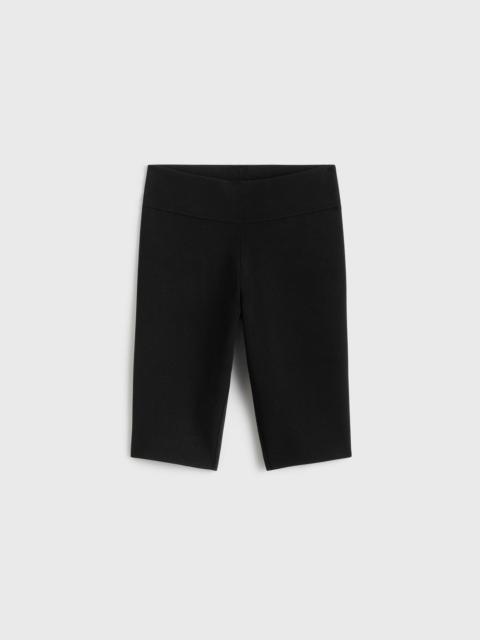 Capri knit shorts black
