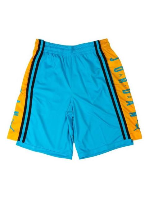 Air Jordan HBR Quick Dry Breathable Basketball Shorts Blue BQ8393-433