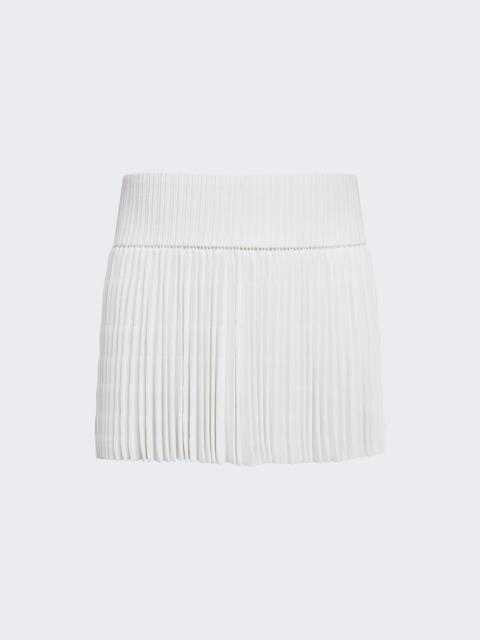 Mini Pleats Skirt Blanc