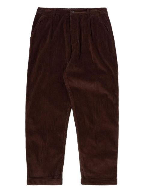 corduroy pleated trousers