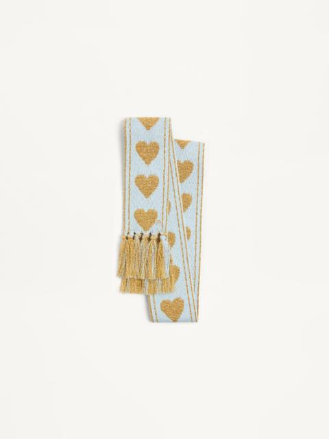 ANTIBES SCARF WITH METALLIC FIBER