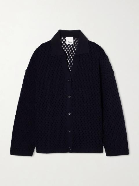 Open-knit Wool And Cashmere-blend Overshirt