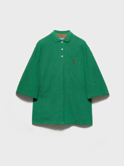 Old piqué blouson jacket