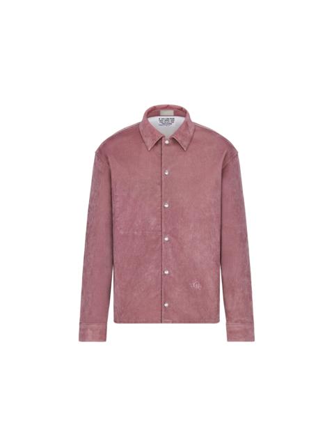 Dior x CACTUS JACK Oversized Overshirt Dark Pink