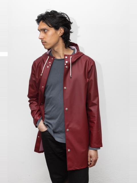 Stockholm Lightweight Raincoat Burgundy