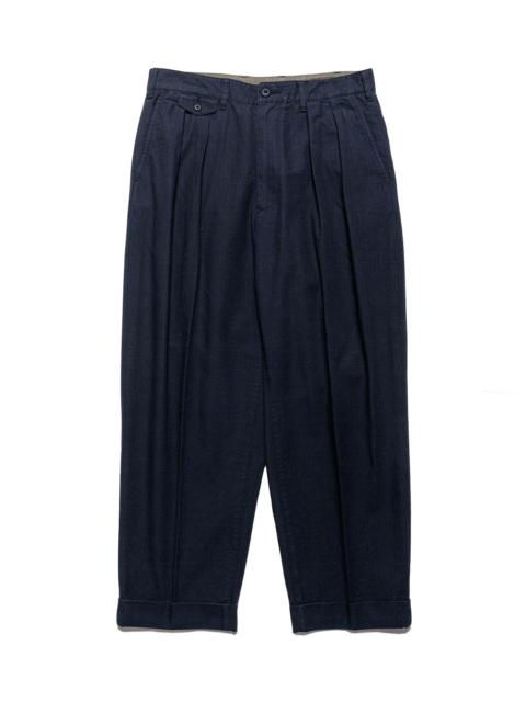 Lost & Found 2Pleats Cotton Ripstop Navy