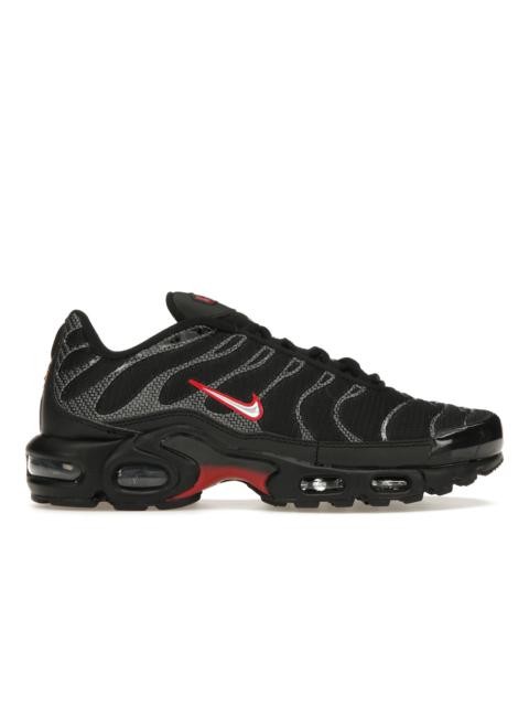Nike Air Max Plus Black University Red Metallic Silver