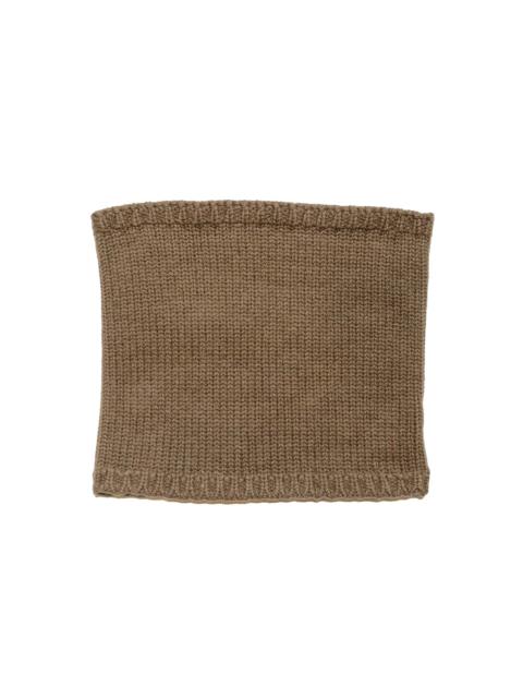 Chunky Neckwarmer Merino Cashmere Lentil