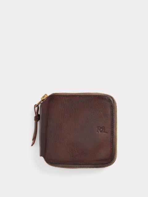 Leather Zip Wallet
