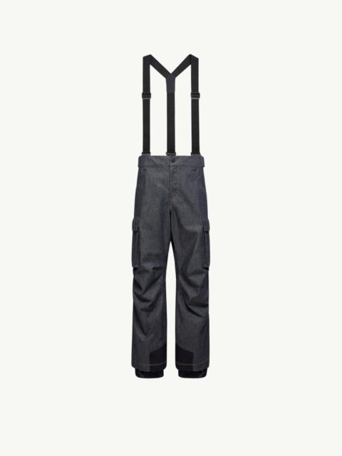 Padded Denim Ski Bib
