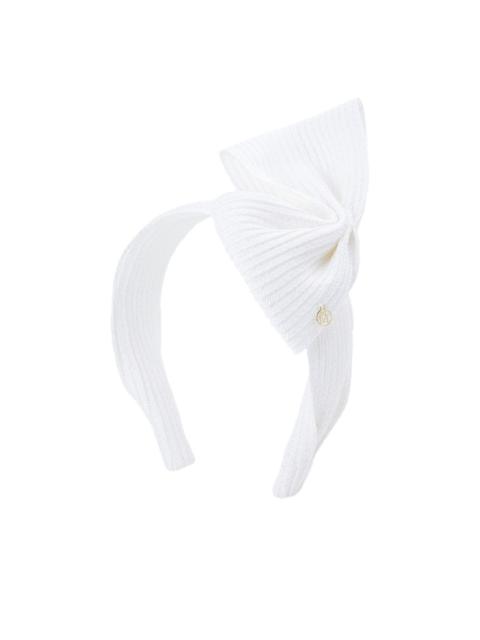 ribbed bow headband