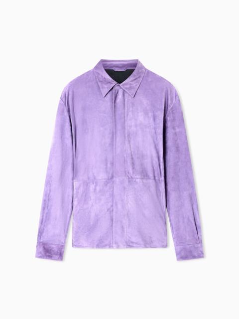ASV LAMBSKIN SUEDE SHIRT JACKET