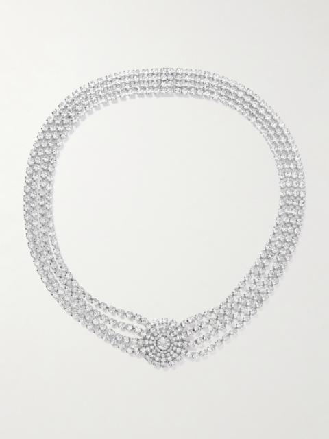 Zelina Rhodium-plated Crystal Headpiece
