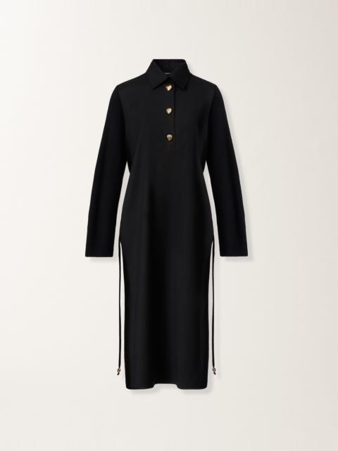 Shirt dress in flannel