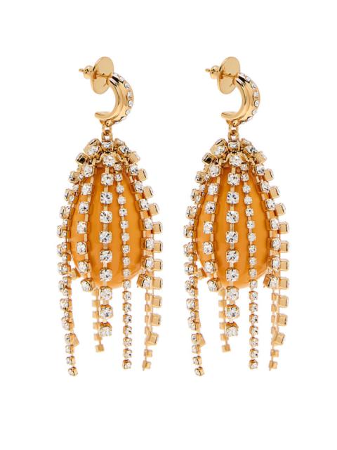 Chloe The Chloé Glow Embellished Drop Earrings