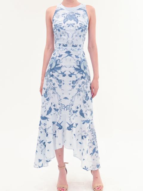 THREADWORK VOILE HANDKERCHIEF DRESS