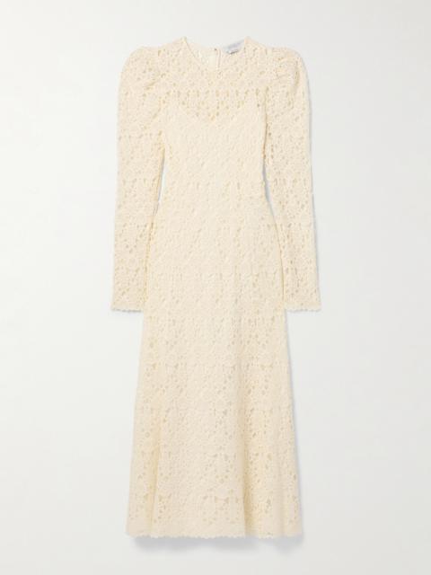 Lana Cashmere Lace Maxi Dress
