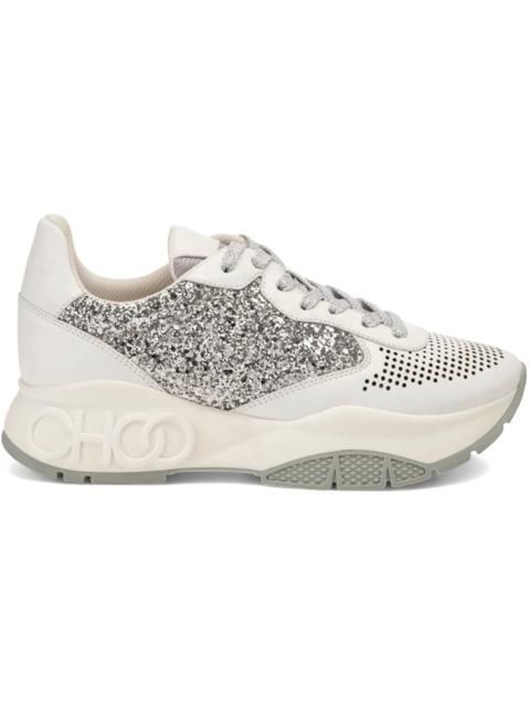 Jimmy Choo Rylie Sneaker White Silver Crystal (Women's)