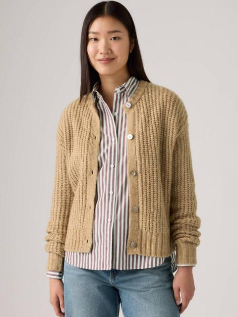 LUNA SHELL BUTTON CARDIGAN