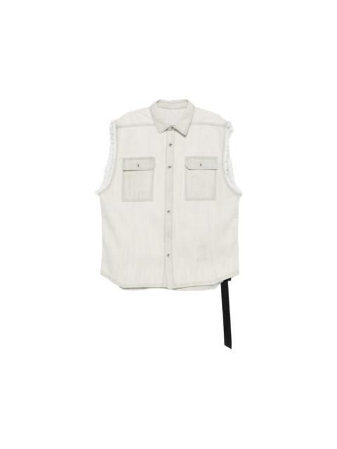 DENIM VEST - SL TOMMY JUMBO OUTERSHIRT MILK