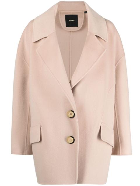 single-breasted wool coat