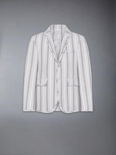 MADRAS COTTON REPP STRIPE SPORTCOAT