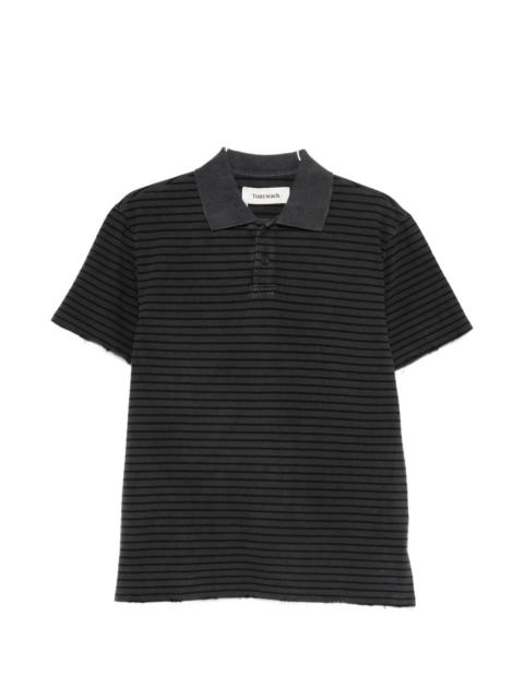 striped polo shirt