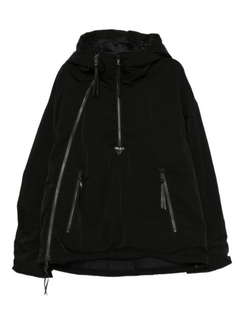 padded hood jacket