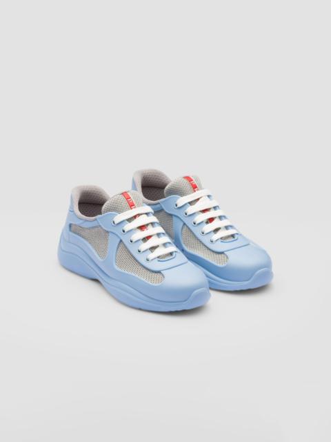 Prada America's Cup Soft rubber and bike fabric sneakers