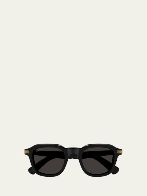 Men's CT0536S Acetate Rectangle Sunglasses