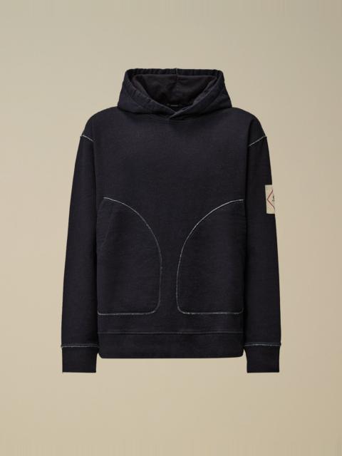 Indigo Fleece Hooded Sweatshirt
